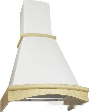 Вытяжка Elikor Ротонда 60П-650-П3Л (бежевый/дуб белый/патина)