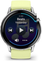 Умные часы Garmin Venu 4 45 мм (серебристый/желтый)