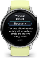 Умные часы Garmin Venu 4 45 мм (серебристый/желтый)