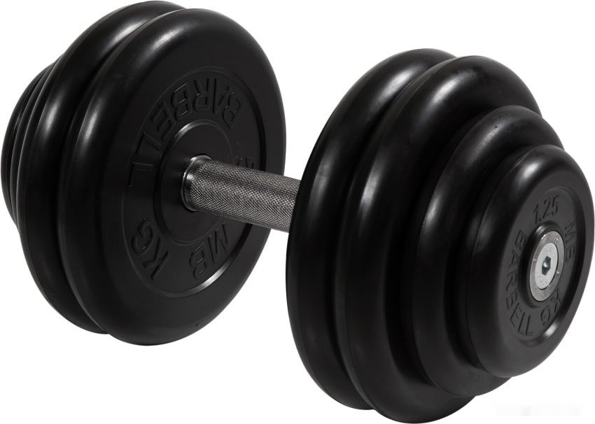 Гантель MB Barbell Профи 28.5 кг (вращающаяся ручка)
