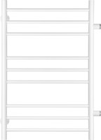 Полотенцесушитель Ростела Свирель V 500x800/9 1&quot; (Ral 9016, боковое подключение)