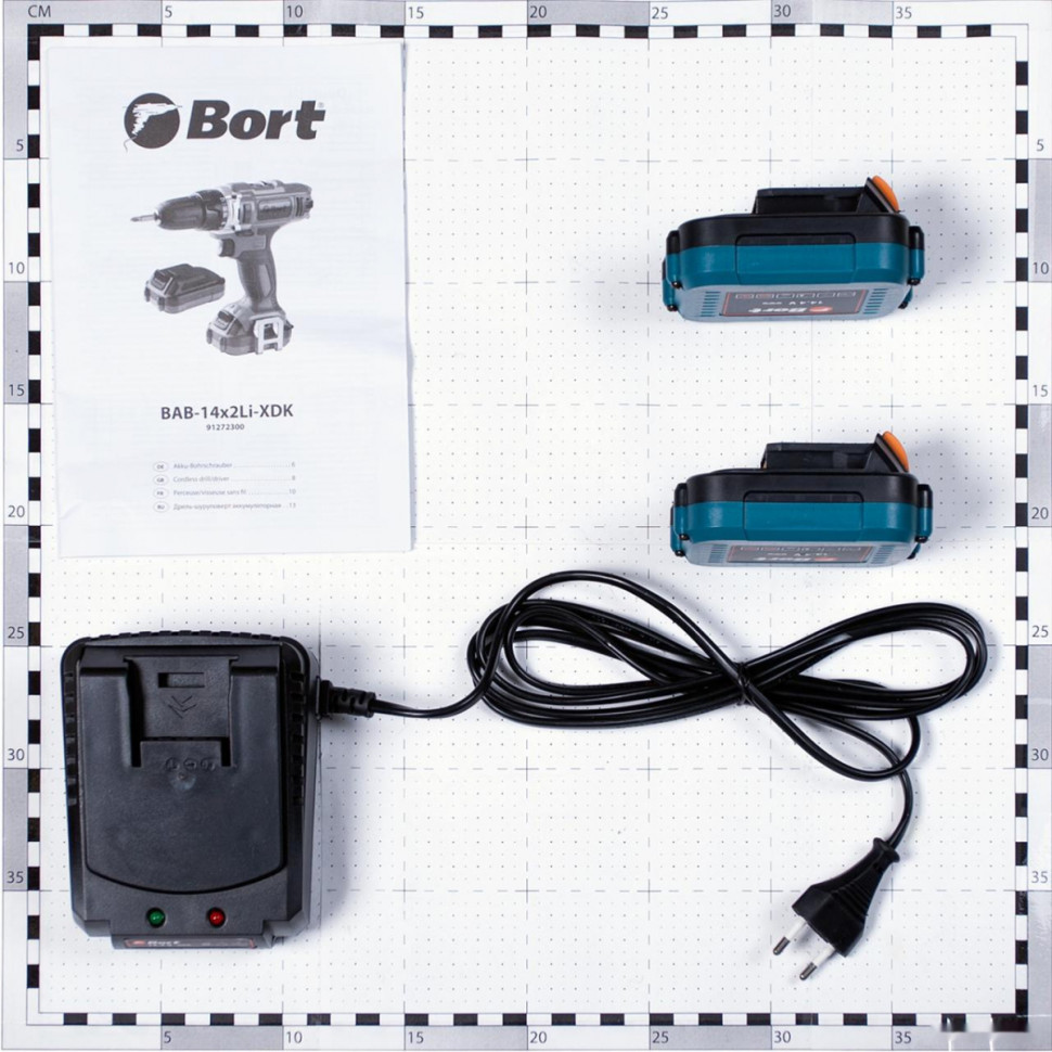 Дрель-шуруповерт BORT BAB-14X2LI-XDK (с 2-мя АКБ) Дрель-шуруповерт BORT BAB-14X2LI-XDK (с 2-мя АКБ)