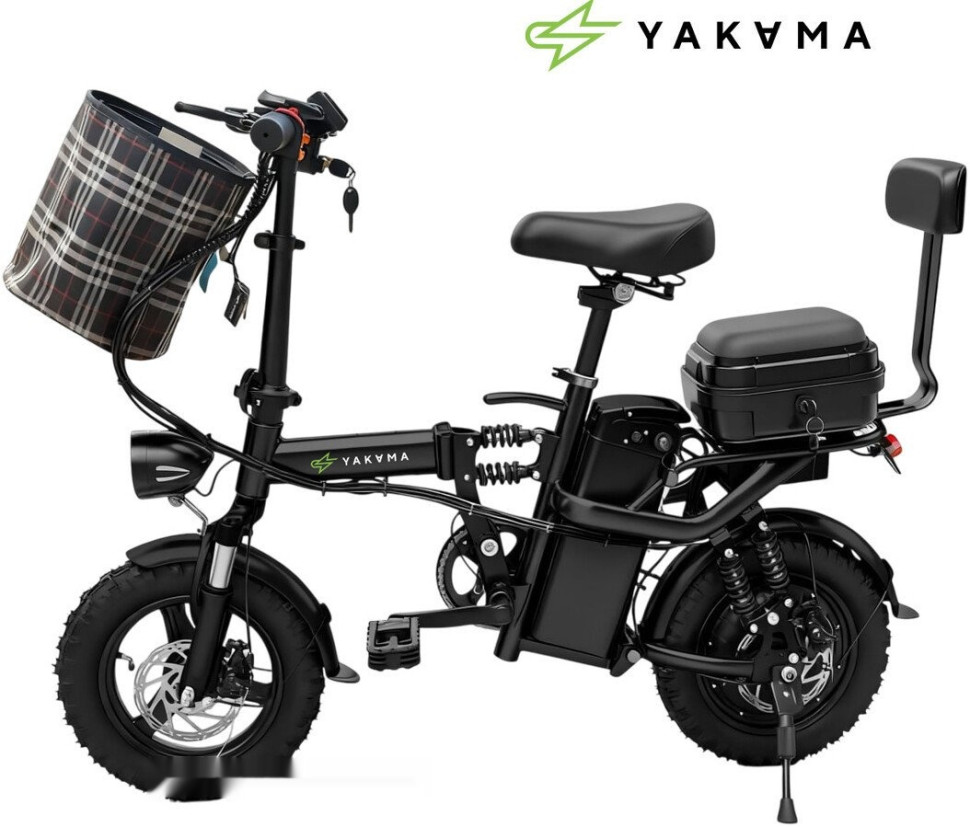 Электровелосипед Yakama R5 (черный)