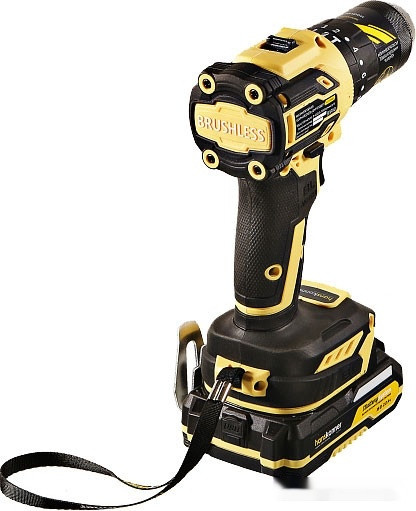 Ударная дрель-шуруповерт Hanskonner HCD2065BLIC (с 2-мя АКБ, кейс) Ударная дрель-шуруповерт Hanskonner HCD2065BLIC (с 2-мя АКБ, кейс)