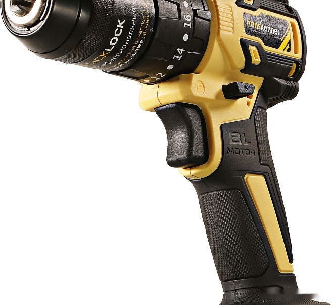 Ударная дрель-шуруповерт Hanskonner HCD2065BLIC (с 2-мя АКБ, кейс) Ударная дрель-шуруповерт Hanskonner HCD2065BLIC (с 2-мя АКБ, кейс)