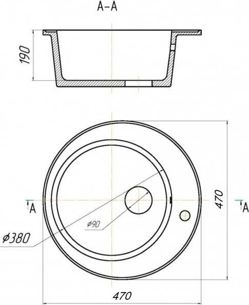 Кухонная мойка Saniteco Nova (бежевый) Кухонная мойка Saniteco Nova (бежевый)