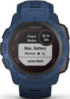 Умные часы Garmin Instinct Solar (голубой прилив)