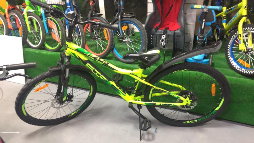 Велосипед Stels Navigator 510 MD 26 V010 (14, зеленый, 2021) Велосипед Stels Navigator 510 MD 26 V010 (14, зеленый, 2021)