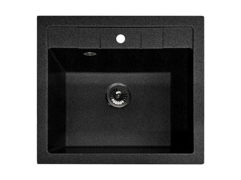 Кухонная мойка GranFest GF-Q-561 (черный)