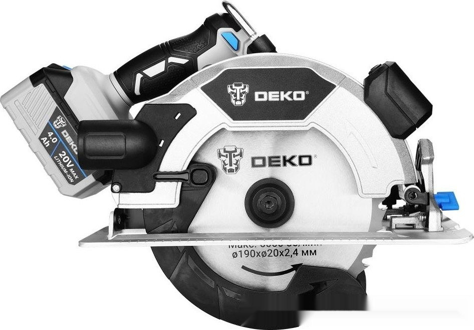 Дисковая (циркулярная) пила Deko CS20 PRO 084-1157 (с 1-им АКБ) Дисковая (циркулярная) пила Deko CS20 PRO 084-1157 (с 1-им АКБ)