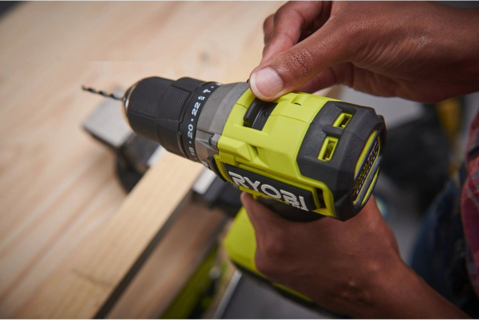 Ударная дрель-шуруповерт Ryobi RPD18C1-242S 5133006524 (с 2-мя АКБ, сумка)