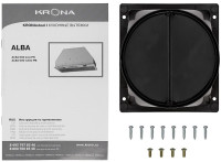 Вытяжка Krona Alba 600 PB (нержавеющая сталь)