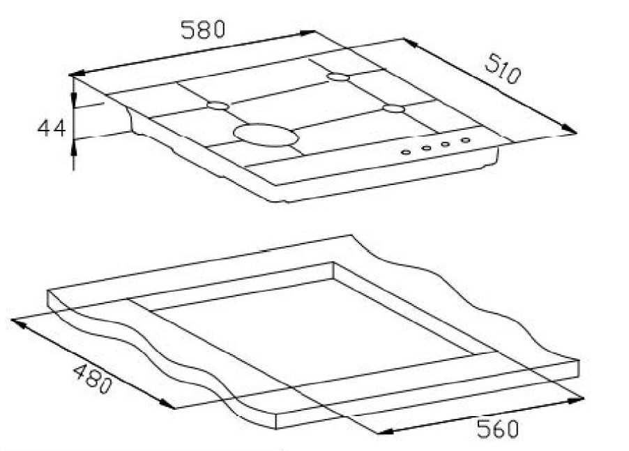 Варочная панель Weissgauff HGRG 641 WG Варочная панель Weissgauff HGRG 641 WG