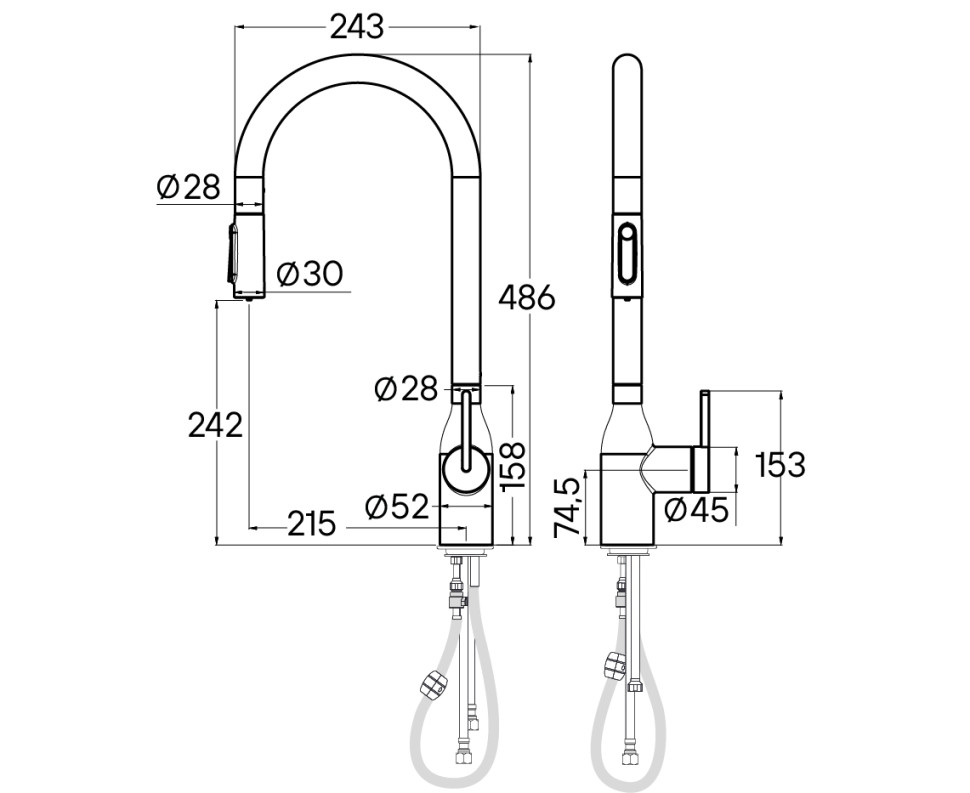 Смеситель Paulmark Iniversal Un213880-BG (золото/брашированное золото)