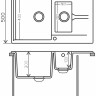 Кухонная мойка Polygran Brig-770 (черный 16)