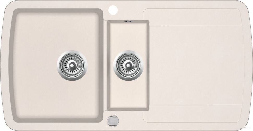 Кухонная мойка AquaSanita Lira SQL 151 111 AW silica