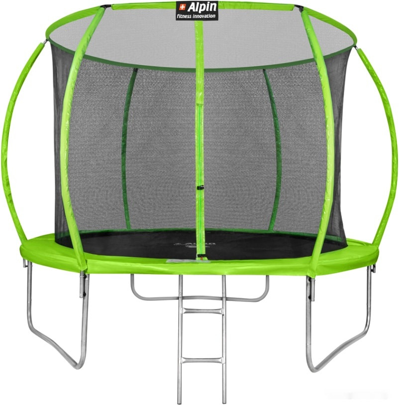 Батут Alpin Sky 10ft - 312 см с защитной сеткой и лестницей