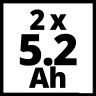 Аккумулятор для инструмента Einhell Twinpack 4511526 (18В/5.2 Ah) Аккумулятор для инструмента Einhell Twinpack 4511526 (18В/5.2 Ah)