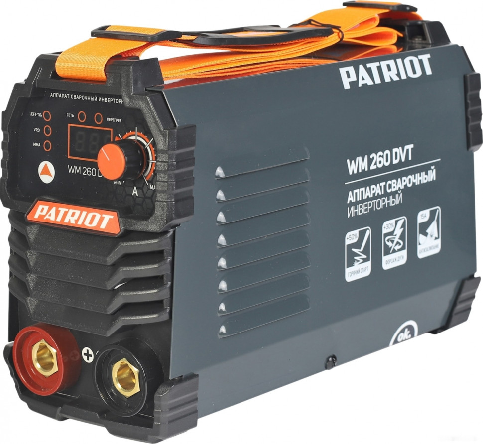 Сварочный инвертор Patriot WM 260DVT Сварочный инвертор Patriot WM 260DVT