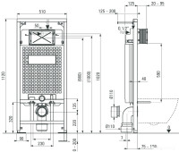 Унитаз Deante Anemon CDZS6ZPW