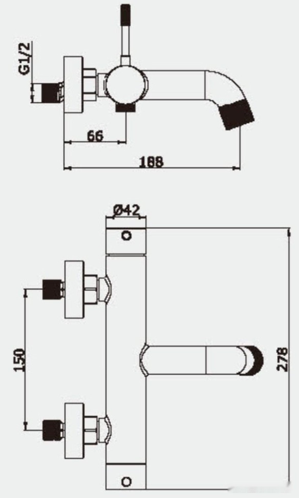 Смеситель Vieir V403531-C