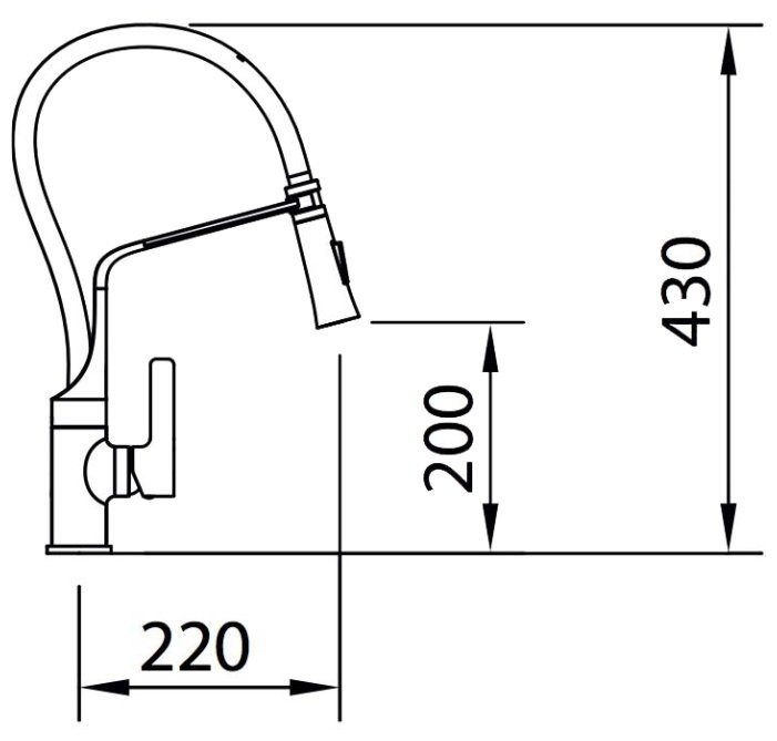 Смеситель Clever Grifos Chef 99735 Смеситель Clever Grifos Chef 99735