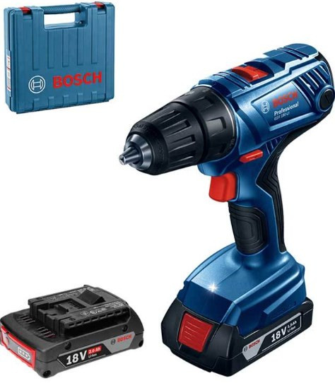 Дрель-шуруповерт Bosch GSR 180-LI Professional 06019F8109 (с 2-мя АКБ, кейс) Дрель-шуруповерт Bosch GSR 180-LI Professional 06019F8109 (с 2-мя АКБ, кейс)