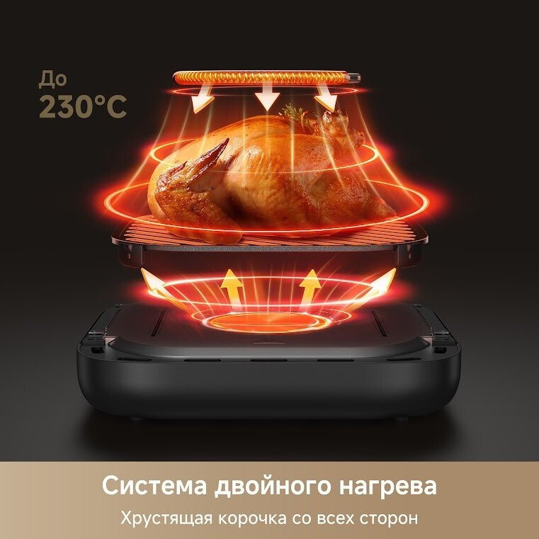 Аэрогриль Trouver Air Fryer FD10 Pro Max (черный)