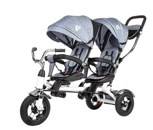 Детский велосипед Sundays SJ-5231 (серый, для двойни)