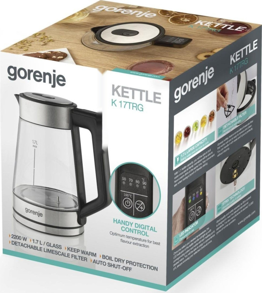 Электрический чайник Gorenje K17TRGT Электрический чайник Gorenje K17TRGT