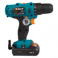 Дрель-шуруповерт BORT BAB-18Ux2Li-FDK (с 2-мя АКБ)