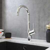 Кухонная мойка Saniteco 6550-L + Spike F9S07000 (хром, с сифоном, дозатором и коландером)