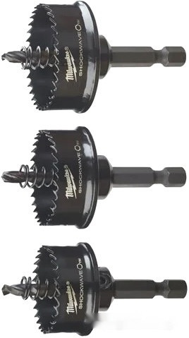 Буровая коронка Milwaukee Shockwave Impact 49224800 (3 шт)