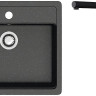 Кухонная мойка Berge BR-5750 + смеситель AM.PM Like Like F8005022 (черный)