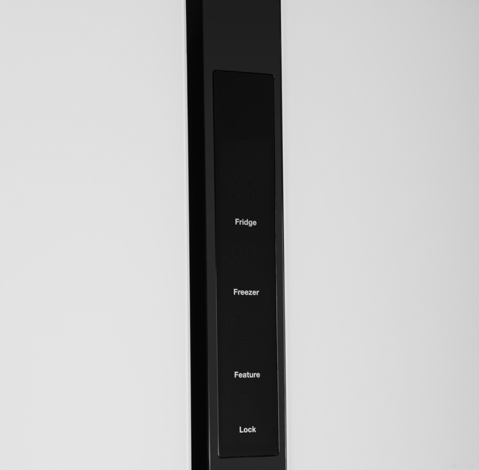 Холодильник side by side Hyundai CS5003F (белое стекло)