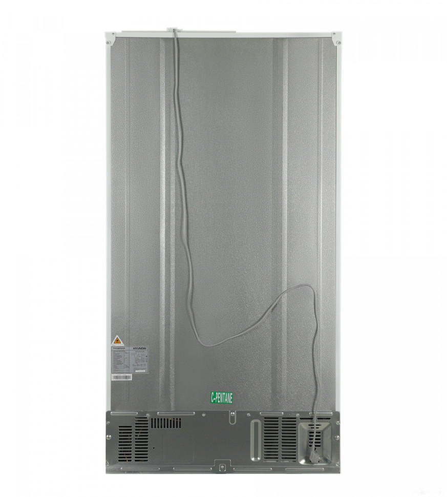 Холодильник side by side Hyundai CS5003F (белое стекло)