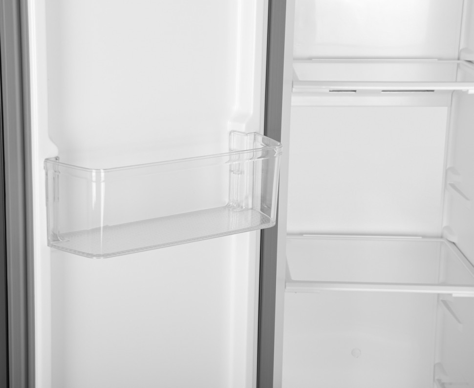 Холодильник side by side Hyundai CS5003F (белое стекло)