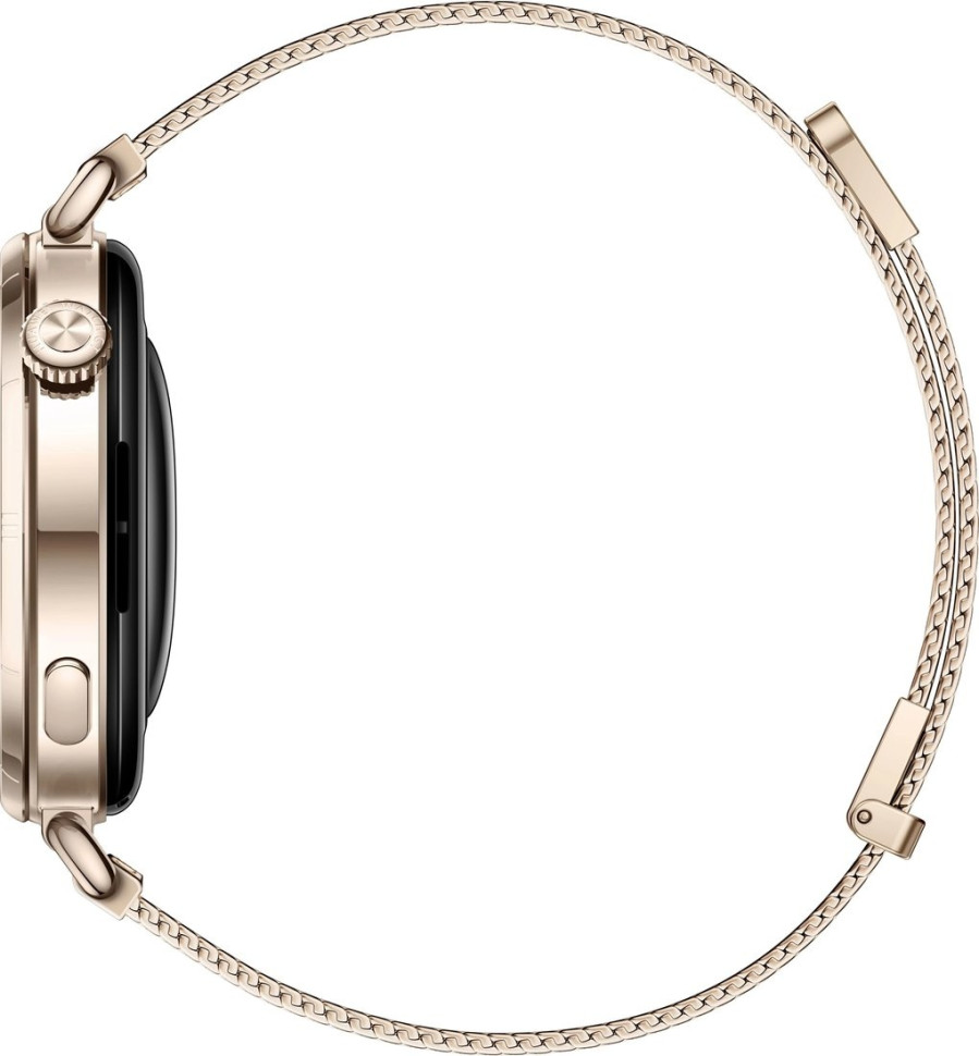 Умные часы Huawei Watch GT 6 41 мм (золотистый, с золотистым миланским браслетом, международная версия)