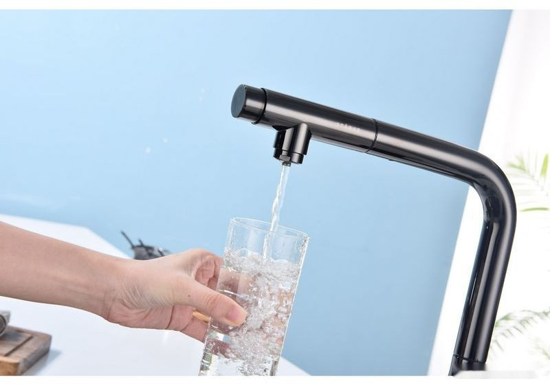 Смеситель Paulmark Viper VI213105-GB (черный/черный глянцевый)