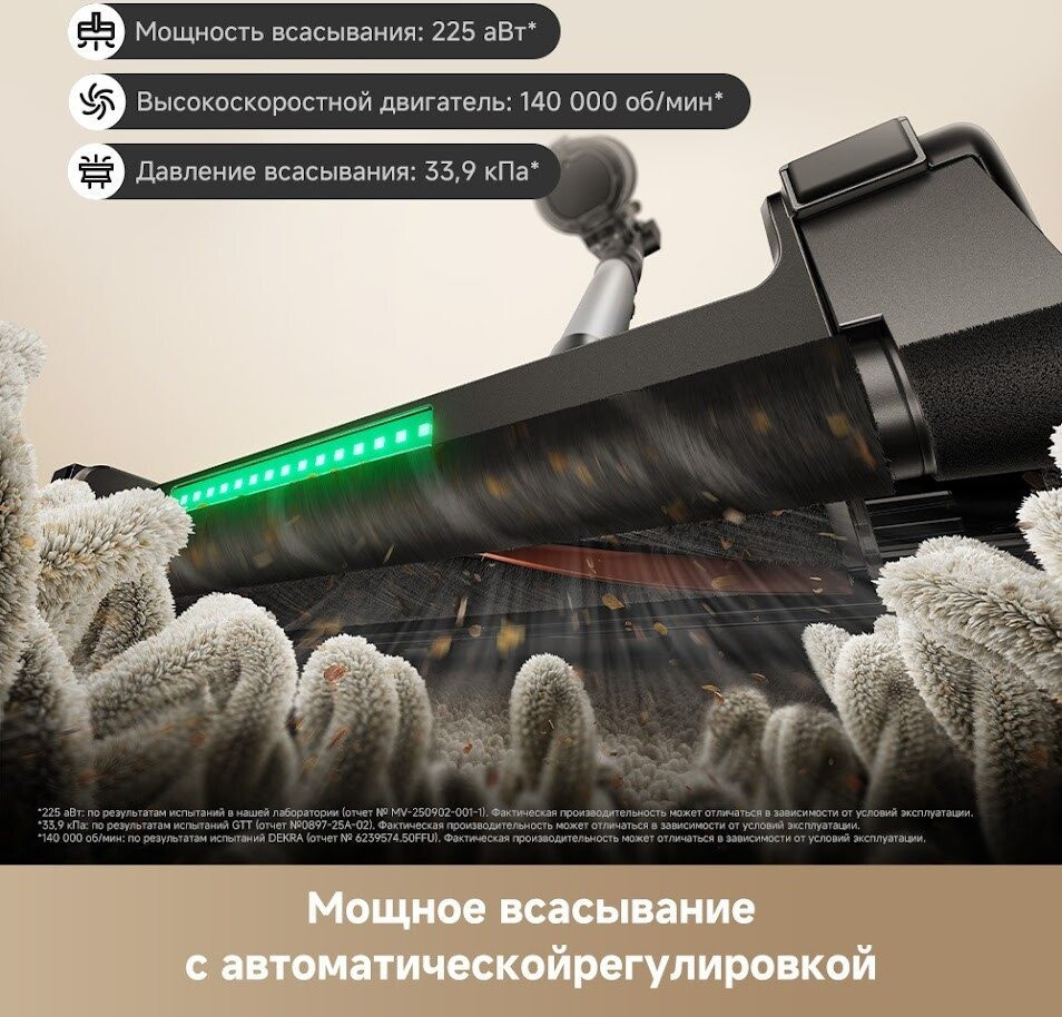 Пылесос Trouver Cordless Vacuum Cleaner G70 Detect V2515 (евровилка, черный)