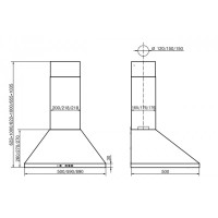 Вытяжка Elikor Вента 60Н-430-П3Л нерж