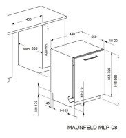 Посудомоечная машина Maunfeld MLP-08I Light Beam