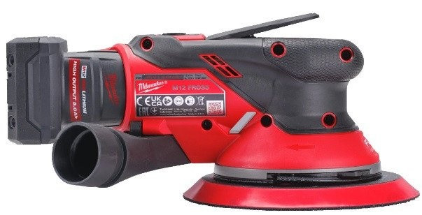 Шлифовальная машина Milwaukee M12FROS5-502X 4933493651 (с 2-мя АКБ, кейс)