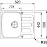 Кухонная мойка Franke AZG 611-62 оникс Кухонная мойка Franke AZG 611-62 оникс