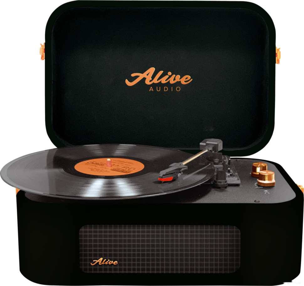 Виниловый проигрыватель Alive audio Stories (черный)