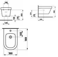 Биде Laufen LB3 [8306820003021]