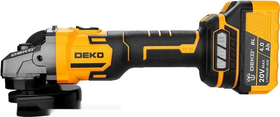 Угловая шлифмашина Deko DKAG-125 083-1064 (с 2-мя АКБ) Угловая шлифмашина Deko DKAG-125 083-1064 (с 2-мя АКБ)