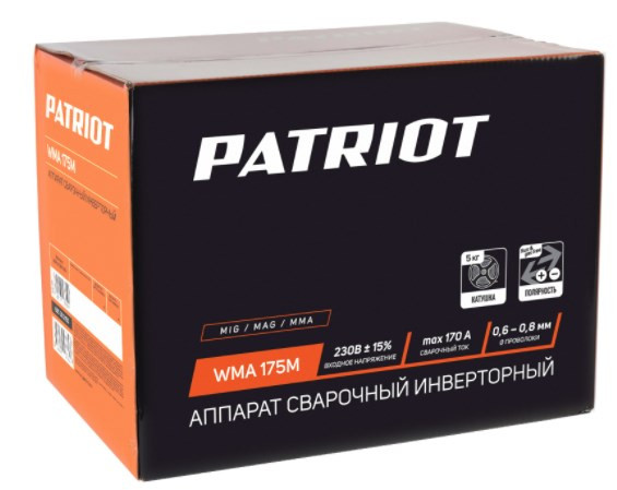 Сварочный инвертор Patriot WMA 175 M Сварочный инвертор Patriot WMA 175 M