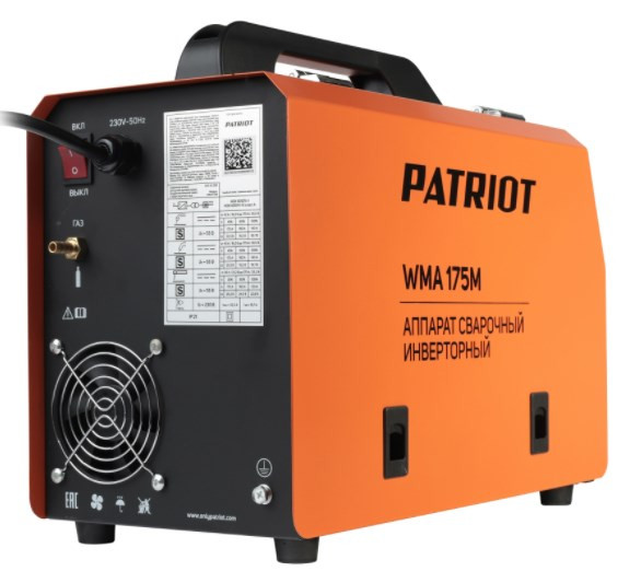 Сварочный инвертор Patriot WMA 175 M Сварочный инвертор Patriot WMA 175 M