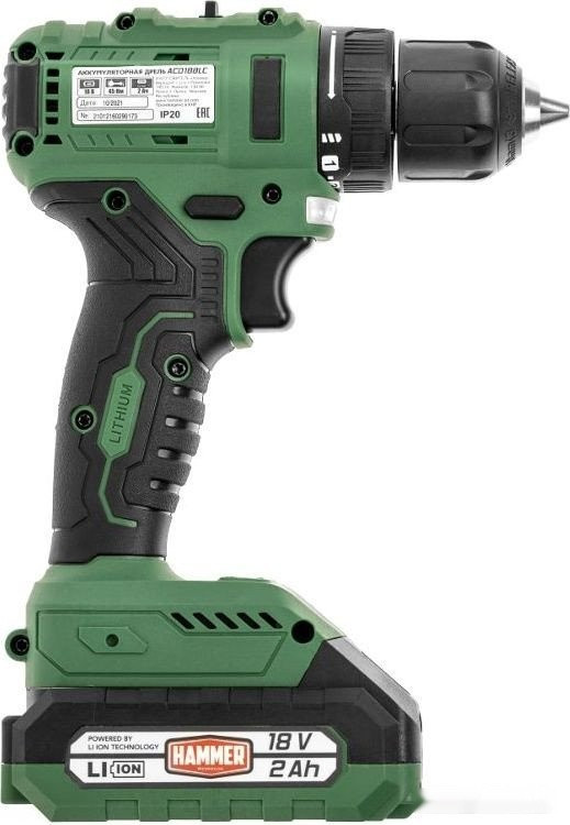 Дрель-шуруповерт Hammer ACD18BLC (с 2-мя АКБ, кейс)